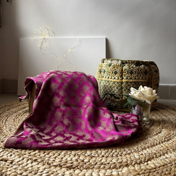 Luxueux tissu en soie