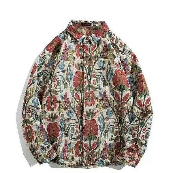 Chemise à motifs bohèmes