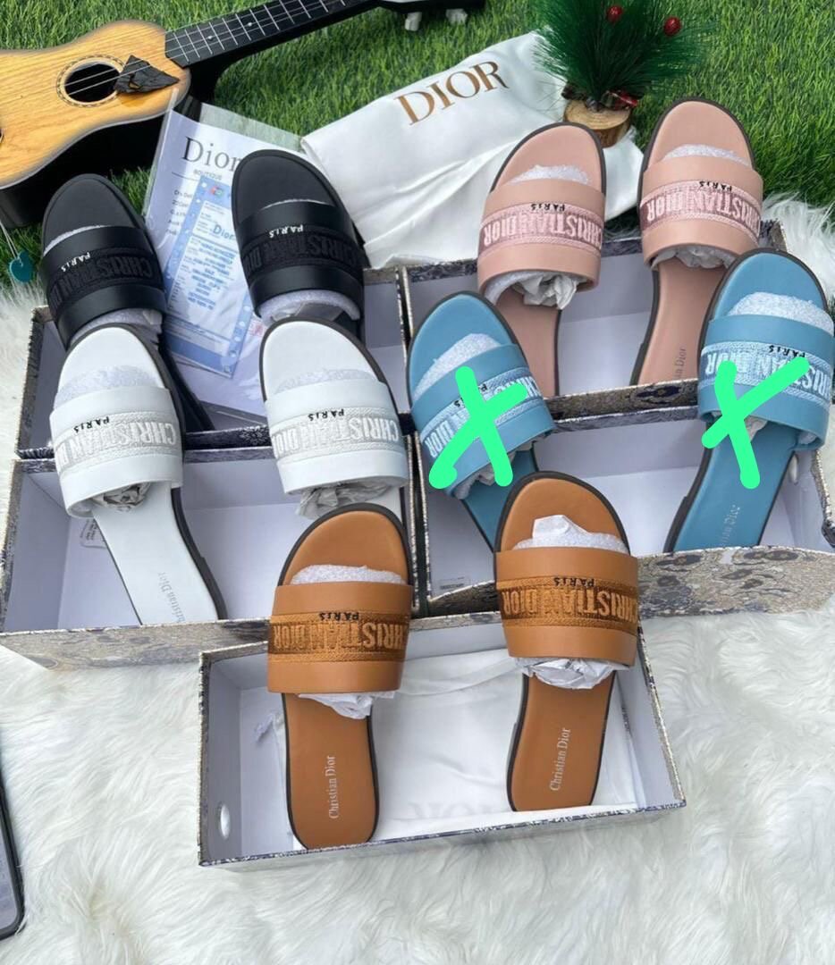 Sandales Dior en cuir élégantes