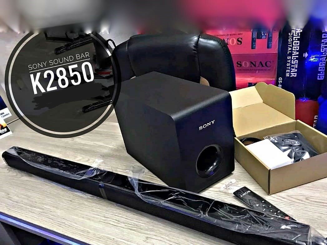 Home TheaterSony Sound Bar  -Bluetooth input. -Aux input. -FM radio. -Function USB/TF. -Remote control.