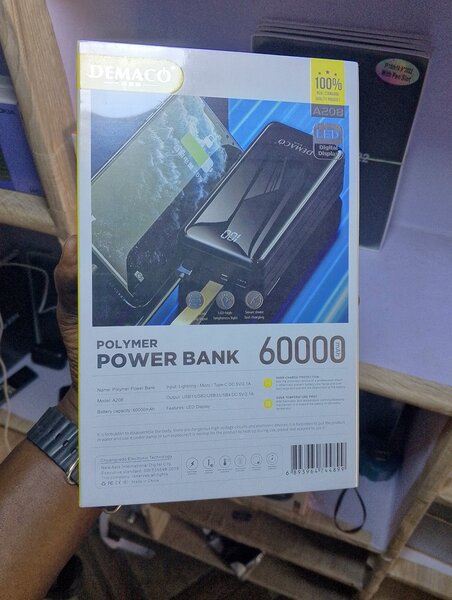 60,000 mAh Powerful Power Bank