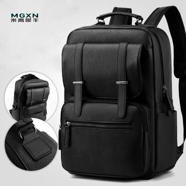 Sac à dos en cuir élégant