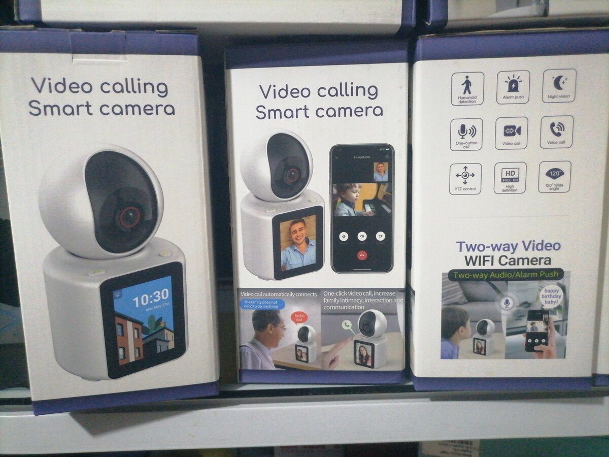 Video call baby monitoring surveillance camera