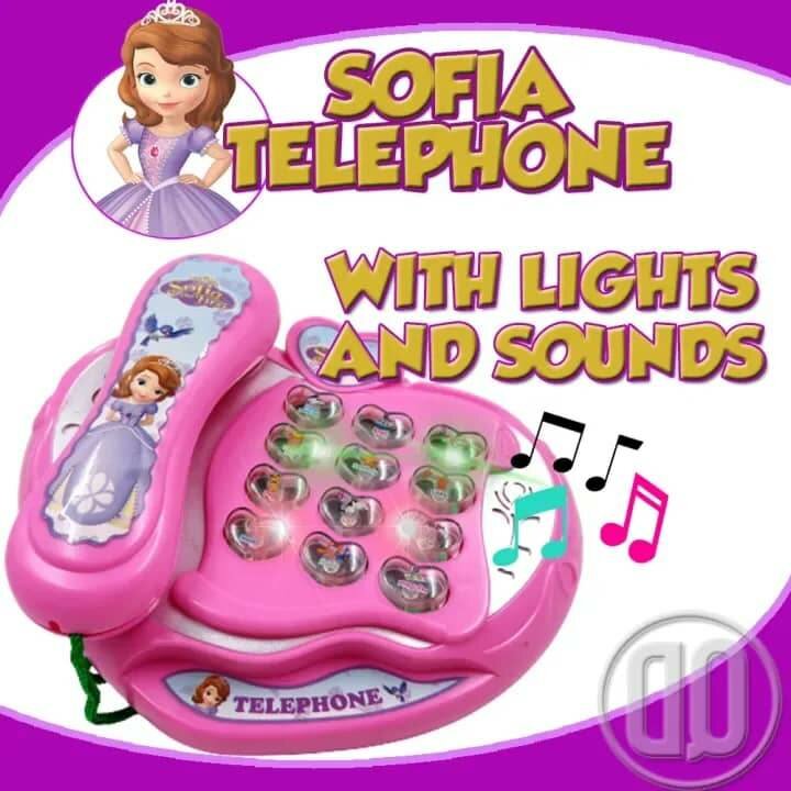 Téléphone éducatif multifonction lumières et sons pour enfan