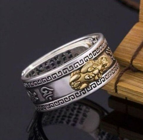 Bague Homme Bouddha Argent