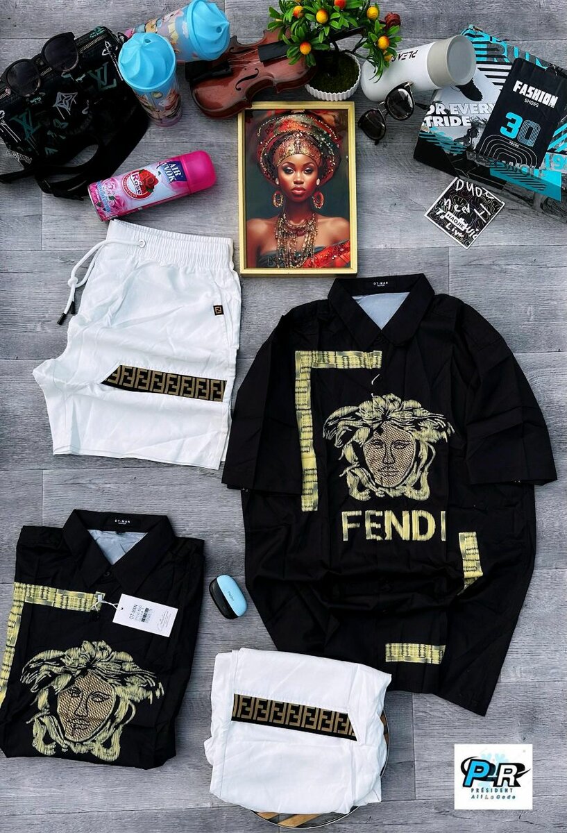 Ensemble chemise et short tendance