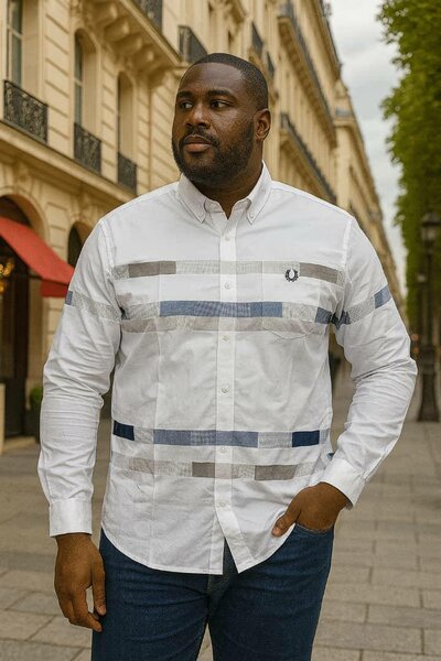 Chemise à carreaux élégante