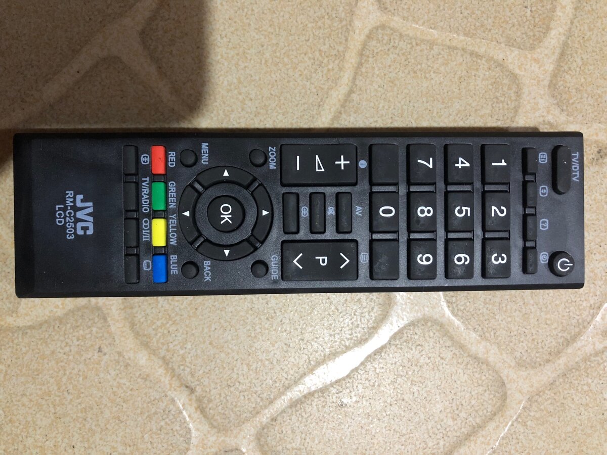 JVC LCD Tv Remote