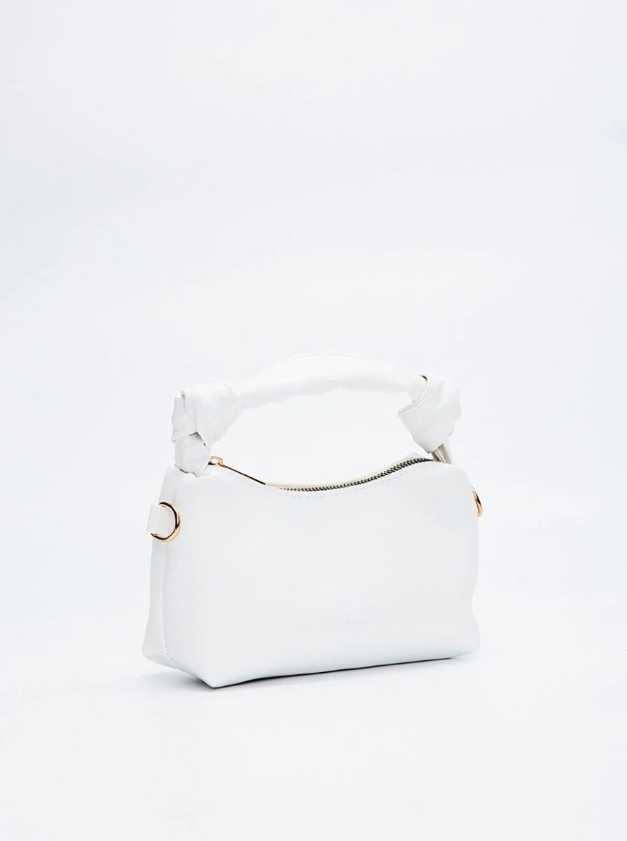 Sac à main et bandoulière couleur blanc