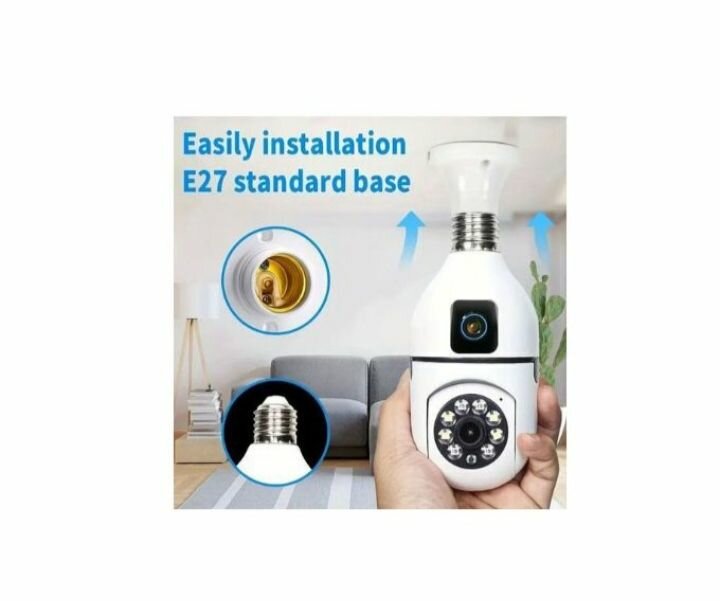 Caméra de surveillance LED 360°