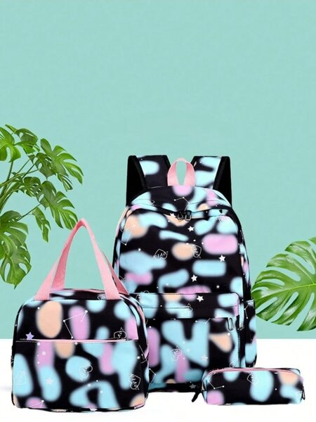 Sac à dos multicolore contemporain