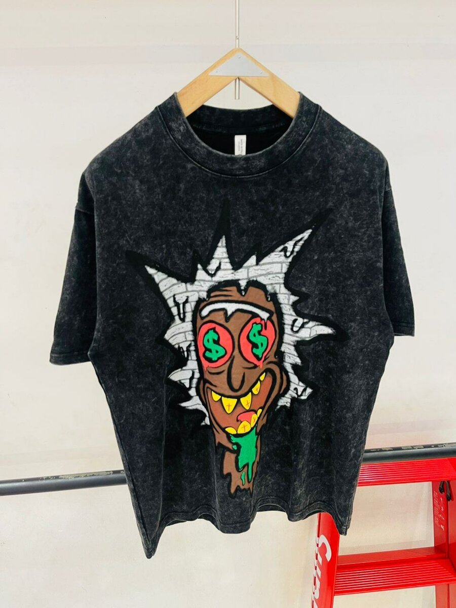 VERY HEAVY ACID WASHED TEES