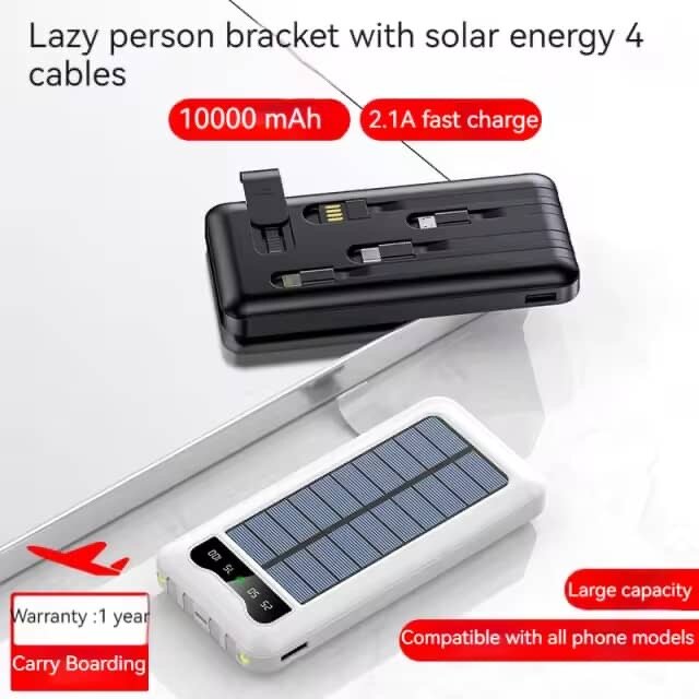 Chargeur solaire portable 10000mAh