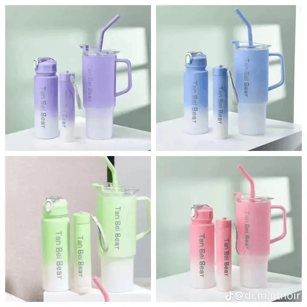 Bouteilles d'eau TanBear colorées