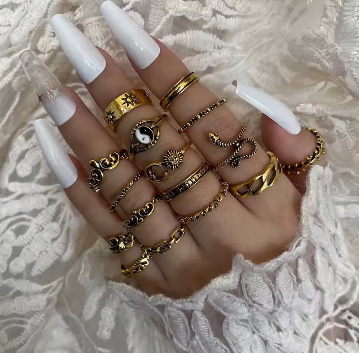 Bague en or vintage élégante