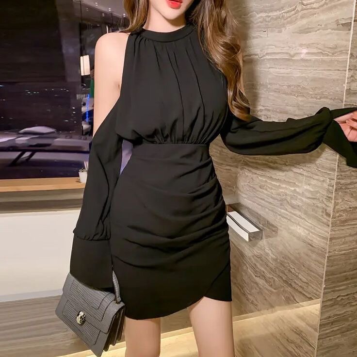 Black dinner dress
