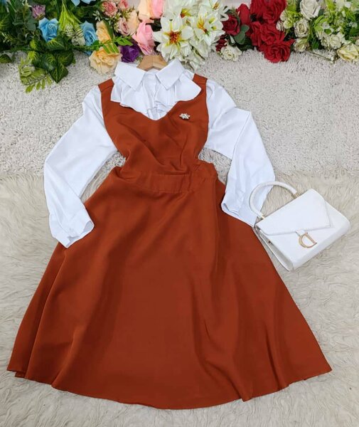 Robe chemise élégante femme