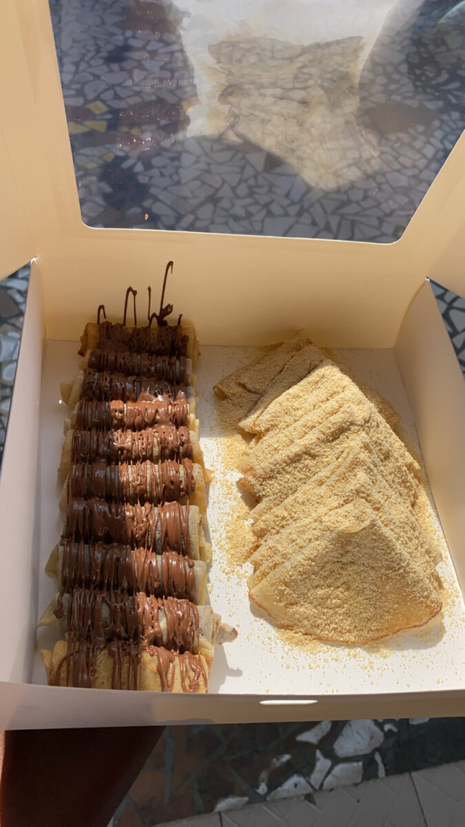 Crêpes chocolat et céréales