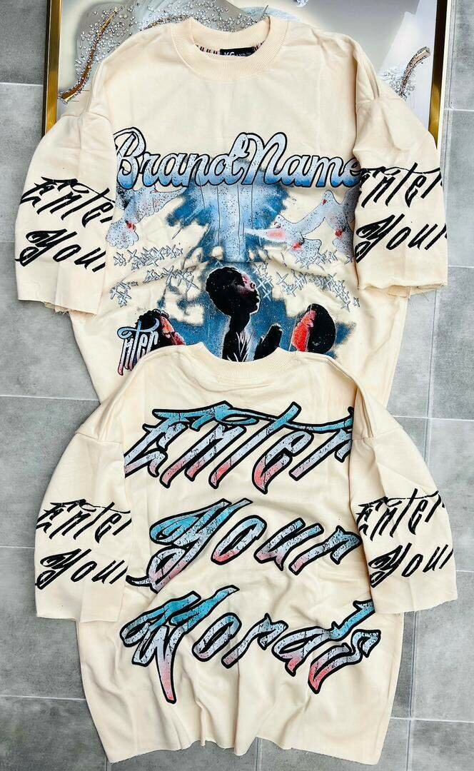 T-shirts oversize imprimés