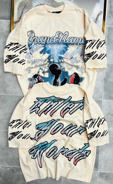 T-shirts oversize imprimés