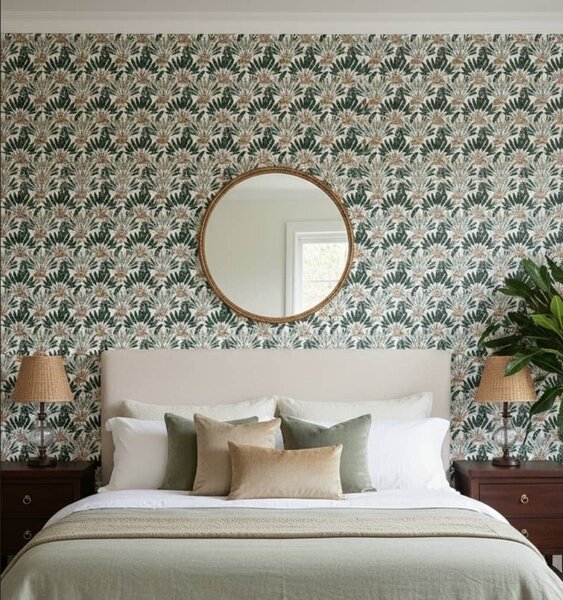 Papier peint tropical élégant