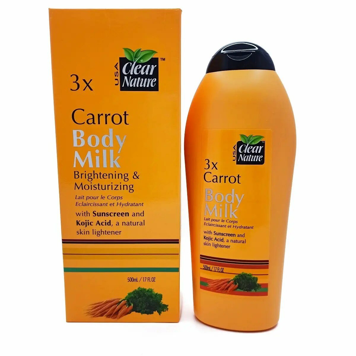 Clear Nature 3X Carrot Body Milk