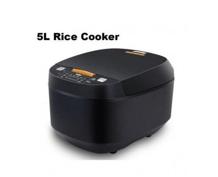 5L Super Digital Automatic Rice Cooker-Black