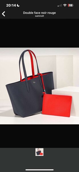 Sac lacoste réversible ou non