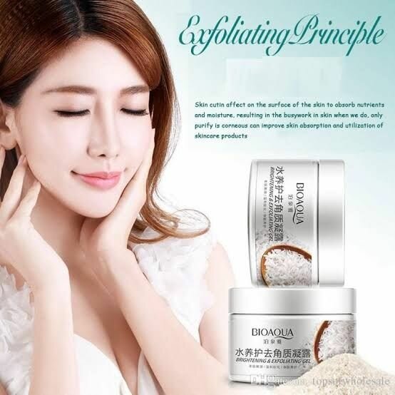 BIOAQUA Exfoliating Rice Gel Face Scrub Shrink BQY05671