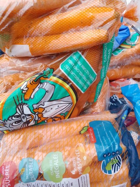 Carottes fraîches bio 1kg