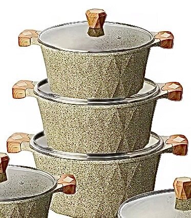 Batterie de cuisine en granite