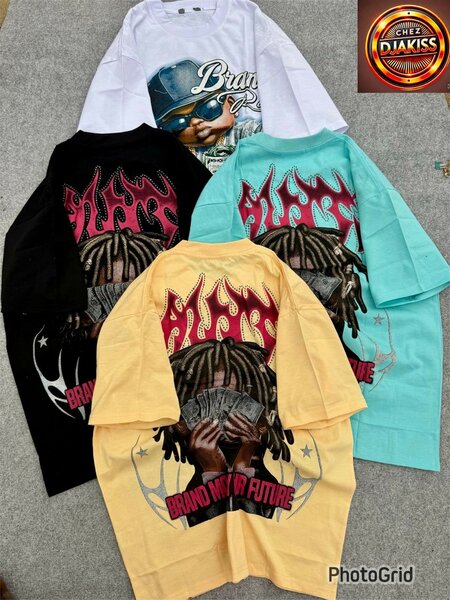 T-shirts imprimés style urbain