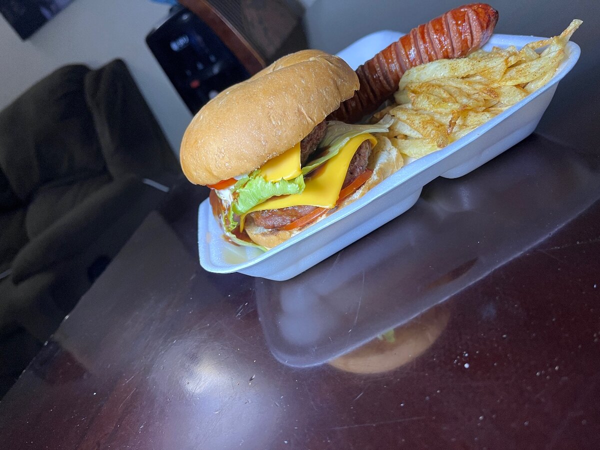 Double Cheese Burger combo