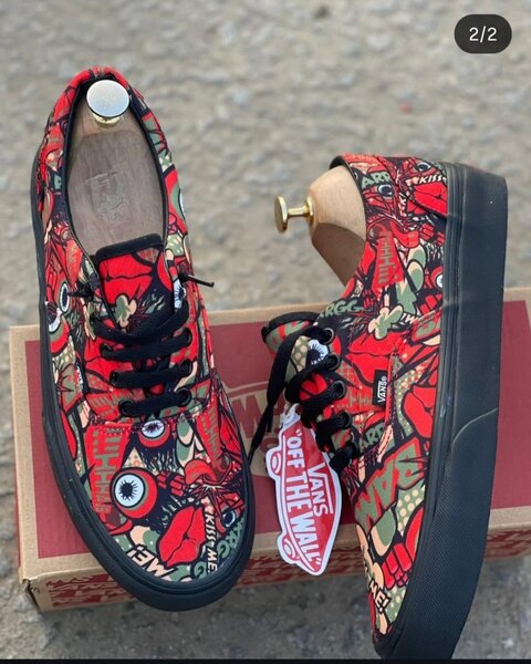 Vans Sneakers Imprimé Rouge