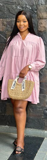 Dress pink Free size, fits S-L