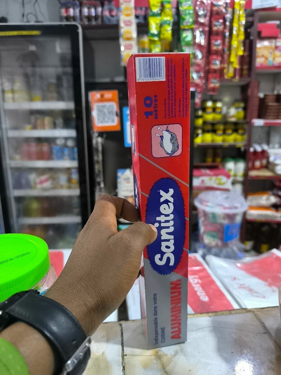 Papier Aluminium Sanitex 10mtr