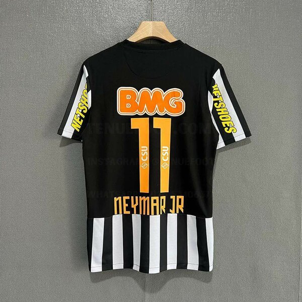 Maillot extérieur Santos FC écussons en gomme version pro