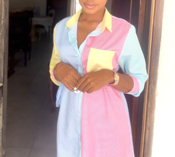 Robe chemise class pour femme