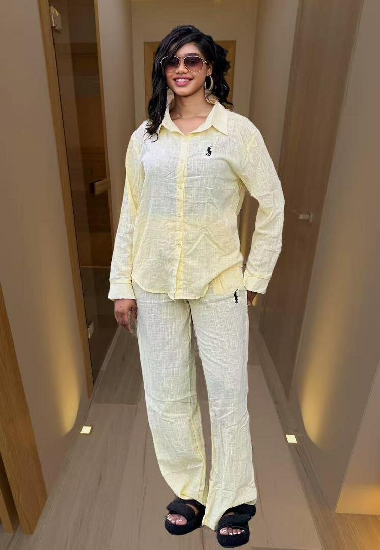 Ensembles Chemise et Pantalon Femme