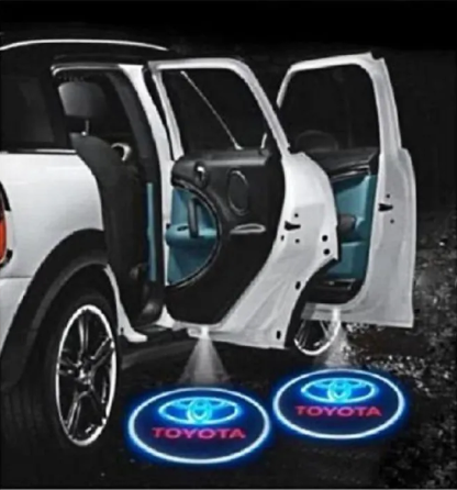 2pcs Car Door Logo Projection Light Toyo ta