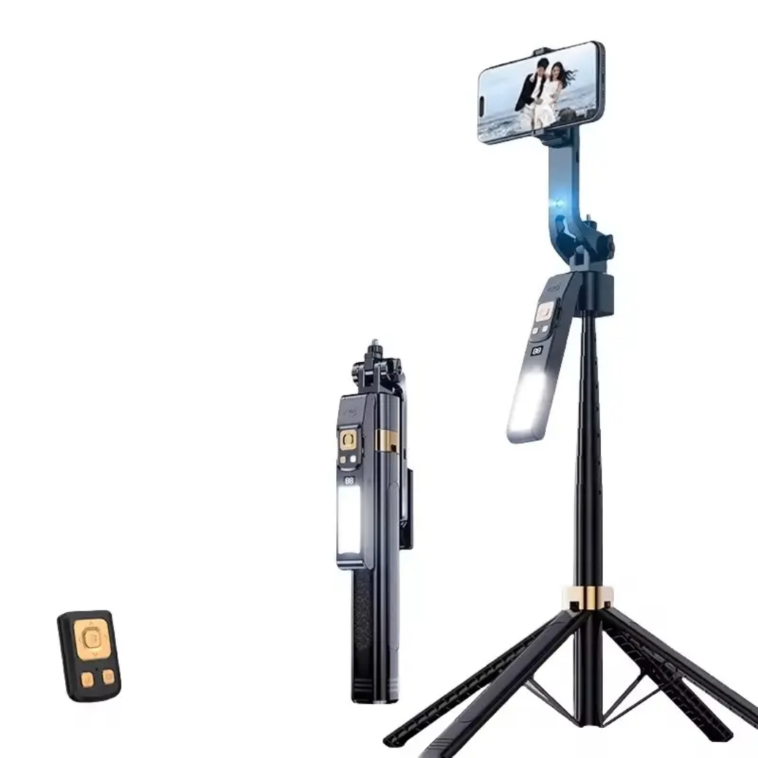 Selfie Stick Gimbal Q515 TK-H avec double lampe  votre comp