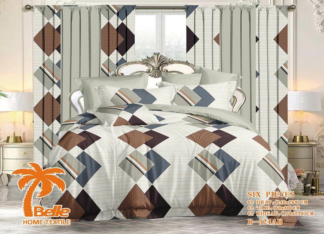 Ensemble draps et rideaux