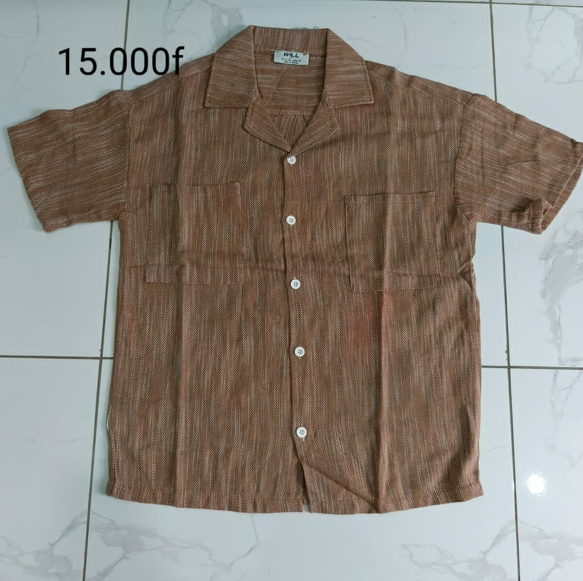 Chemise légère en lin homme