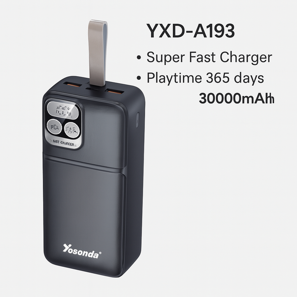 Chargeur Rapide 30000mAh YXD-A193