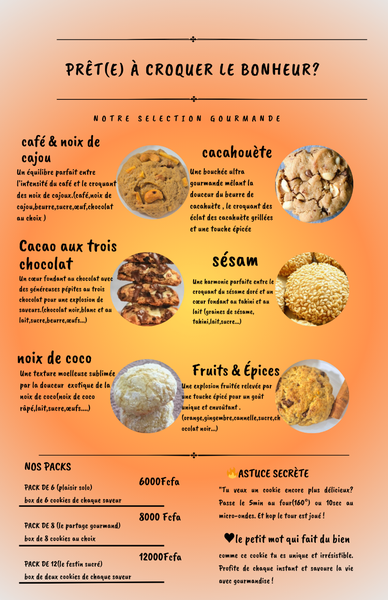 Assortiment de Cookies Gourmands