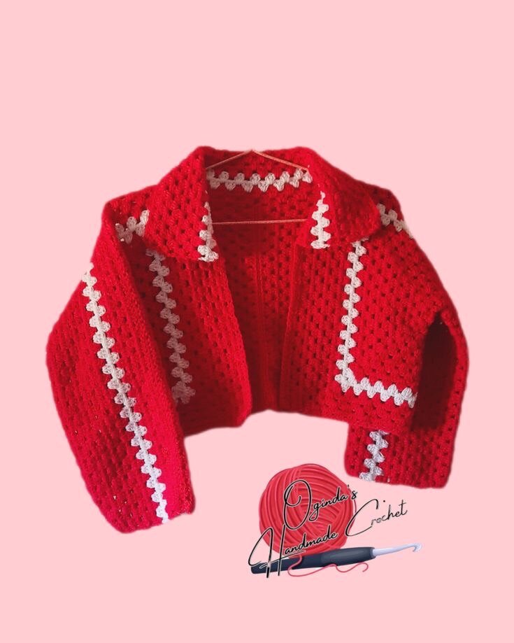 Cardigans crochet colorés