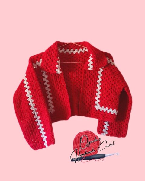 Cardigans crochet colorés