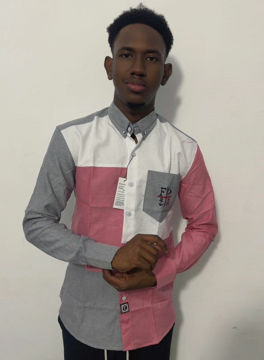 Chemise Colorblock Homme Élégante