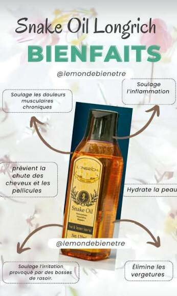 Huile de Serpent Longrich
