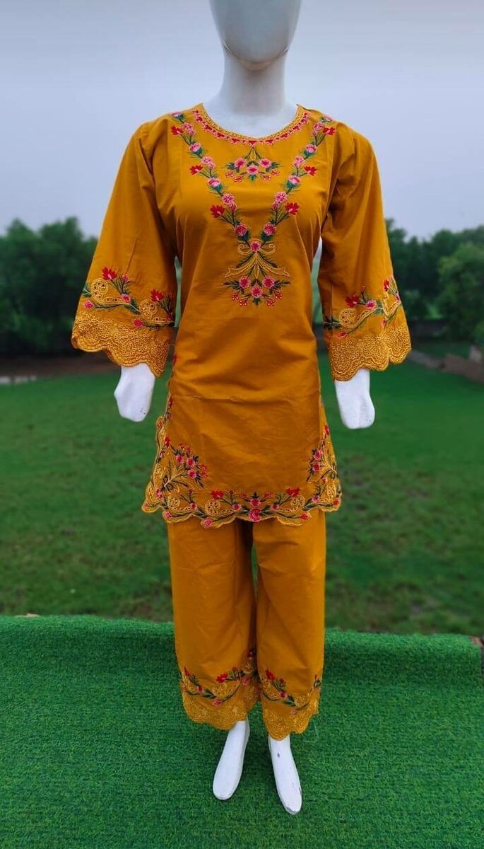 2 pcs stitched suit